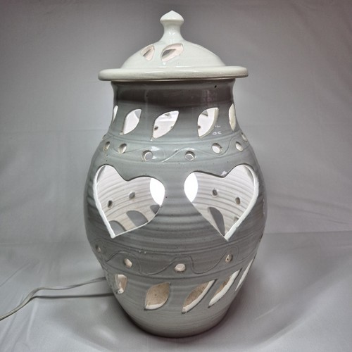 Glenshee pottery lamp large - pottery,