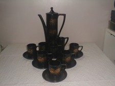 Portmeirion Golden Lion 15pc Coffee Set UNUSED FREE UK P&P