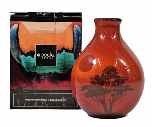 Boxed poole pottery red - boxed,