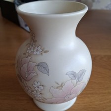 Aldridge Pottery Co Vintage Floral 5.5 Inch Vase