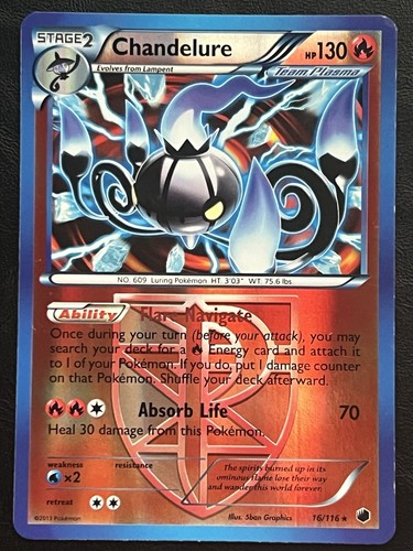 Pokemon chandelure holo - holo,