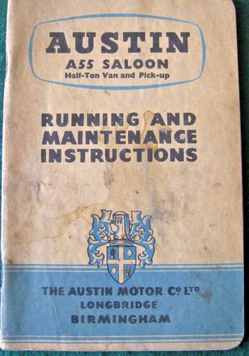 Austin a55 saloon van pick - austin,