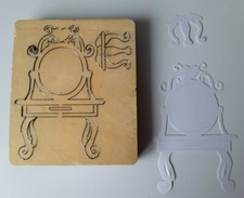 Wooden die dresser vanity - wooden,