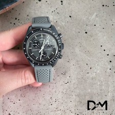 Omega x Swatch - Moonswatch - PREMIUM GREY MISSION TO MERCURY/MOON STRAP ONLY