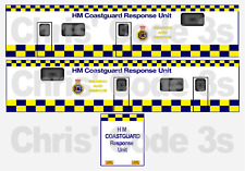 Code 3 Adhesive Vinyl Trailer Decal - HM Coastguard Incident - 1/50 1/76 1/148