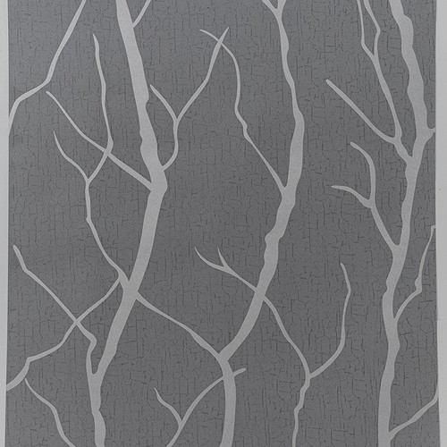 Grey tree branches flock - 3d,