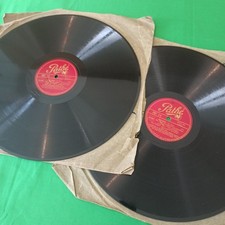 2 Pathé Gramophone Discs