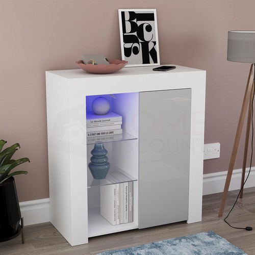 Led sideboard high gloss - led,