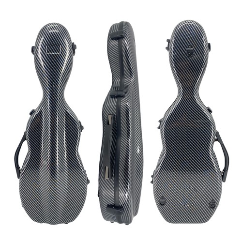 Violin case black - 4/4, carbon
