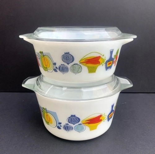 Vintage jaj pyrex casserole - vintage,