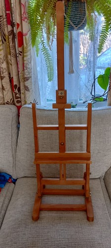 Wood painter easel - painter's,