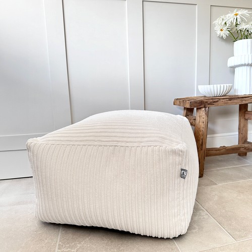 Jumbo corduroy ottoman - corduroy,