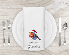 Personalised Christmas Robin