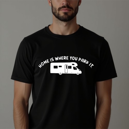 Caravan tour shirt home is - caravan,