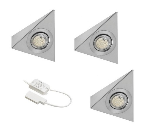 Led satin stainless - led, under