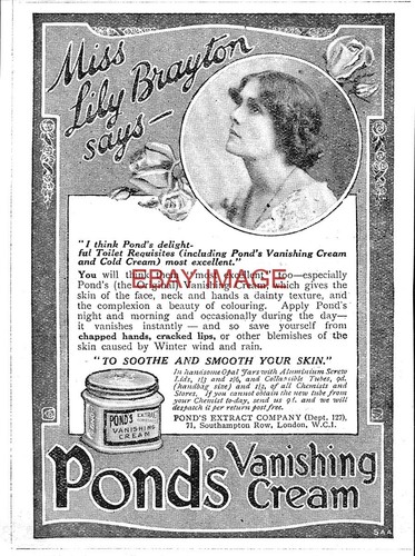 1921 advert pond - 1921, pond's