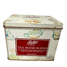 Bettys & Taylors of Harrogate Yorkshire EMPTY Tea Room Blend Tin Caddy 2008