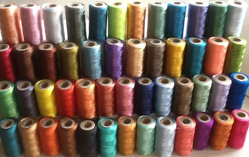 Embroidery thread spools - embroidery, thread,