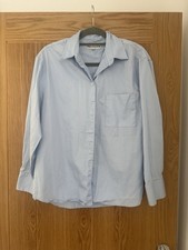 Zara sky blue shirt size m