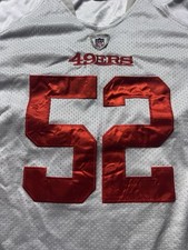 PATRICK WILLIS San Francisco 49ers #52 Vintage Reebok NFL Jersey Stitch Size 40