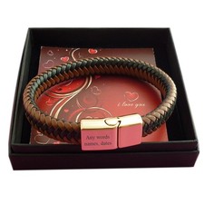 Leather Bracelet with