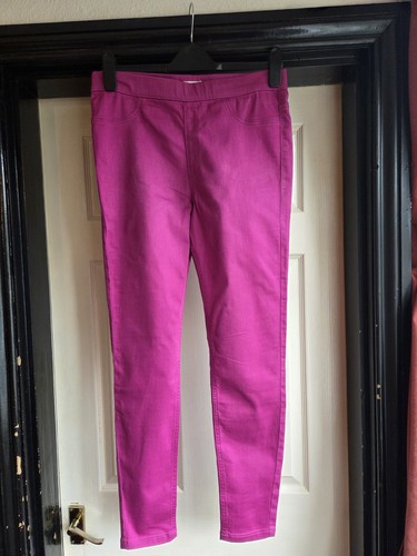 Fushia pink jeggings size - m&s,