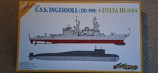 Cyber Hobby 1/700 DD-990 USS Ingersoll Destroyer (Delta III not included.)