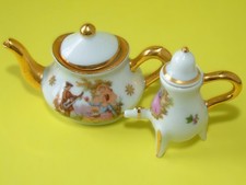 Miniature limoges courting - a,