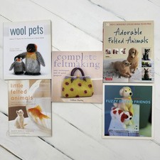 Lot of 5 Needle Felting Books