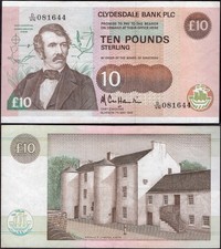 Clydesdale Bank. £10