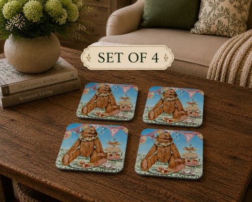 Set melamine coasters - 4,
