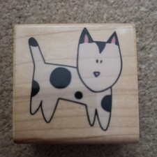 Cat Rubber Stamp 