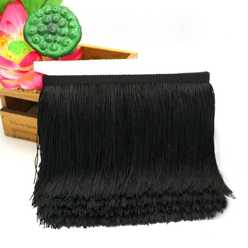 Chainette long tassel fringe - chainette,
