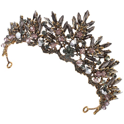 Bridal tiara leaf crystal - tiara,