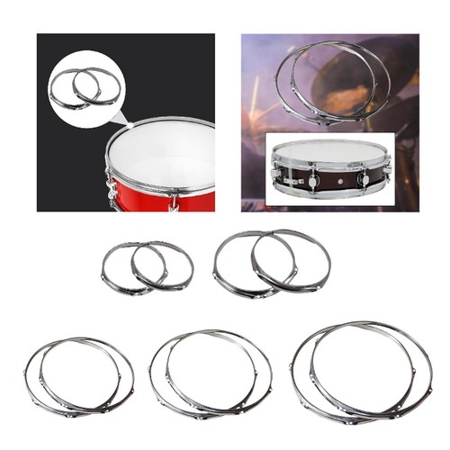 Drum hoops for top - drum, bottom