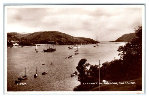 Rppc salcombe devon united - rppc,