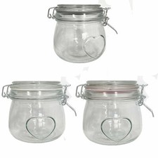 500ml Glass Jars Clip Lock Lid