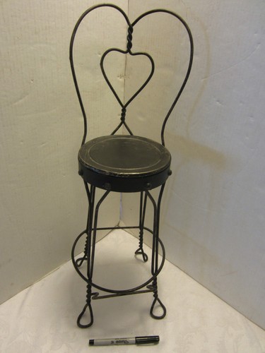 Antique metal iron parlor soda - antique,