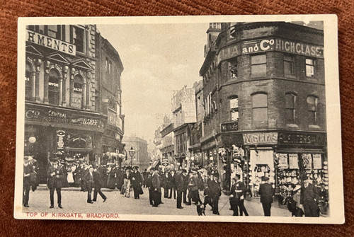 Antique postcard bradford - antique,
