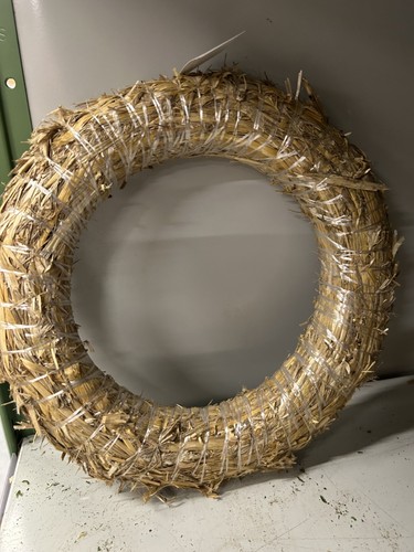 Straw rings wreath base - wreath, 10"