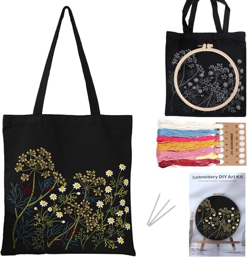 Chamomile flower embroidery - chamomile,