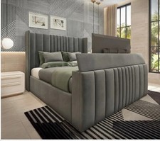 TV Winged Panel Bed Frame