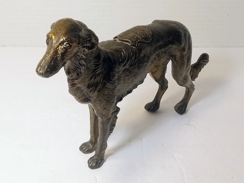 Bronze borzoi russian - bronze,