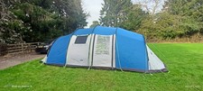 Sunncamp Shadow 800 DL 8 Berth Man Person Large Camping Poled Blue/Silver Tent