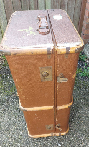 Steamer chest trunk - , trunk,