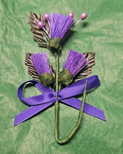 Scottish Thistle Buttonhole