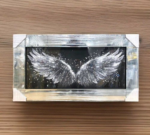 Angel wings picture liquid art - angel,