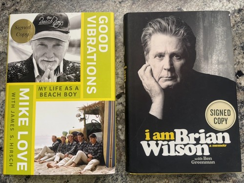 Lot signed beach boys - 2, books