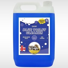 Blue Toilet Chemical 5L Fluid Bowl Cleaner Caravan WC Waste Tank Portable Toilet