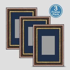 Brown Gold Photo Frame 6x4 3